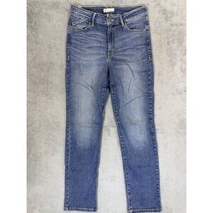 Morrison Jeans Womens 27 Blue Medium Wash Sexy Boyfriend High Rise Straight